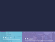 Tablet Screenshot of hostux.net